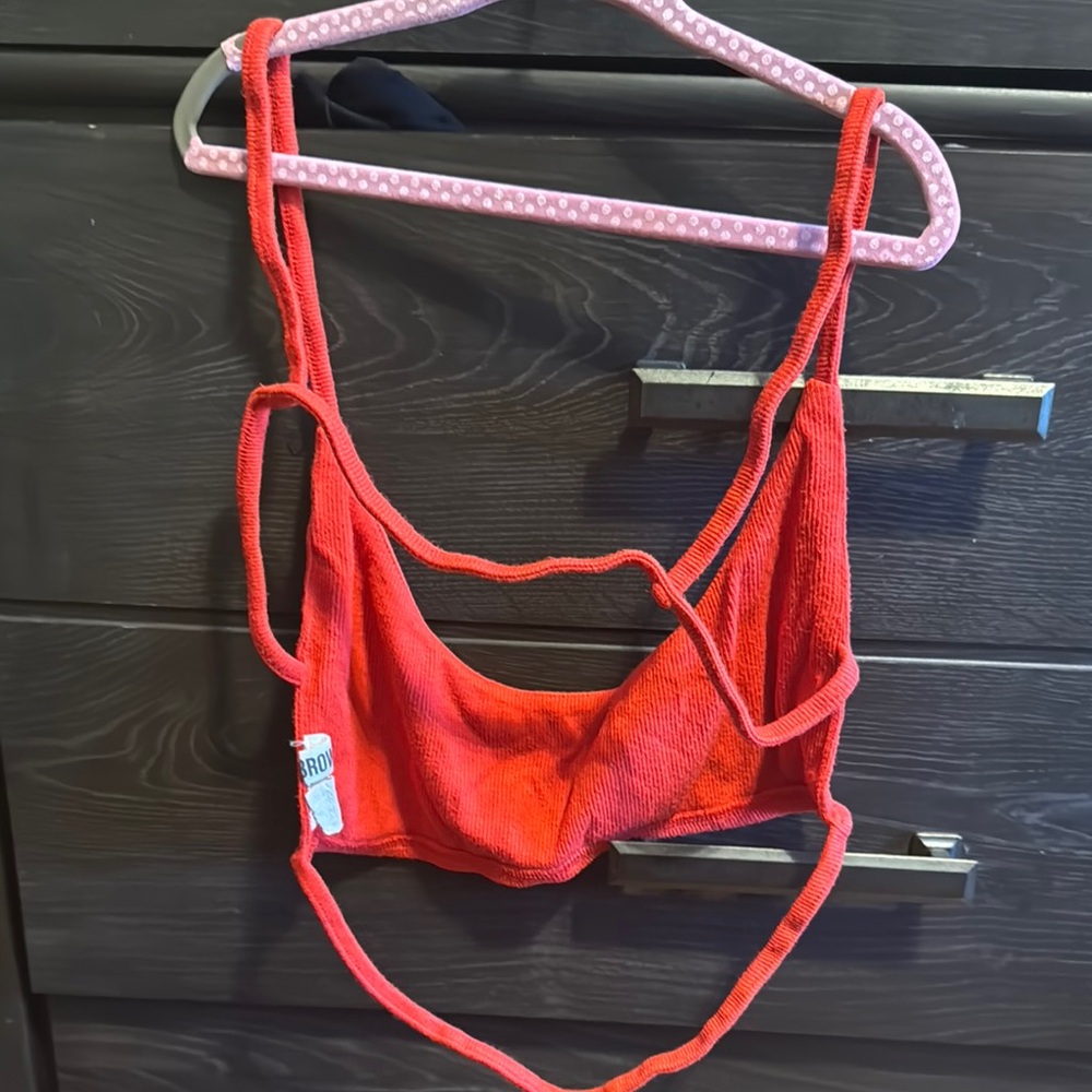 Joah Brown Red “Cage Bra”
